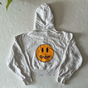 002 - DREW HOUSE FULL ZIP UP CROPPED SWEATSHIRT HOODIE